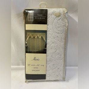 Alexis lace window one panel 60*84”